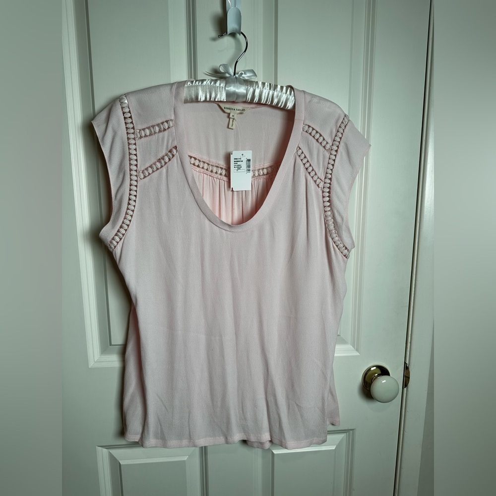 Rebecca Taylor Light Pink Blouse